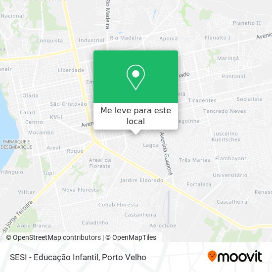 SESI - Educação Infantil mapa