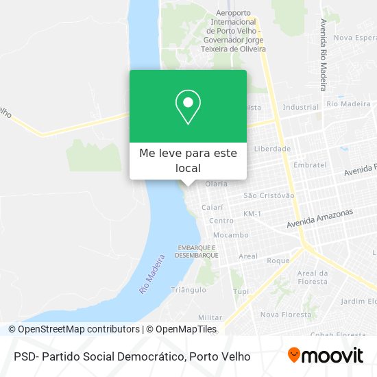 PSD- Partido Social Democrático mapa