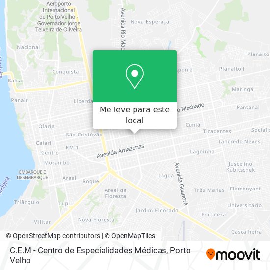 C.E.M - Centro de Especialidades Médicas mapa