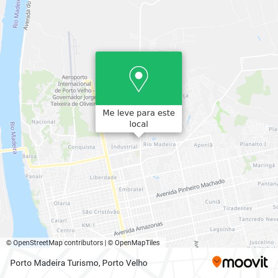 Porto Madeira Turismo mapa