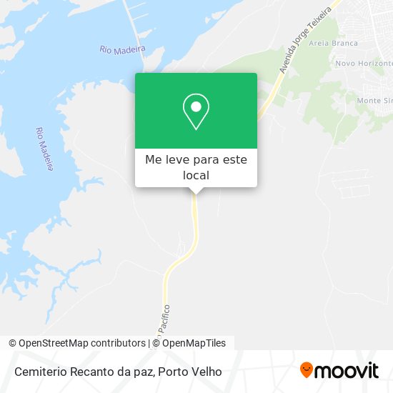 Cemiterio Recanto da paz mapa