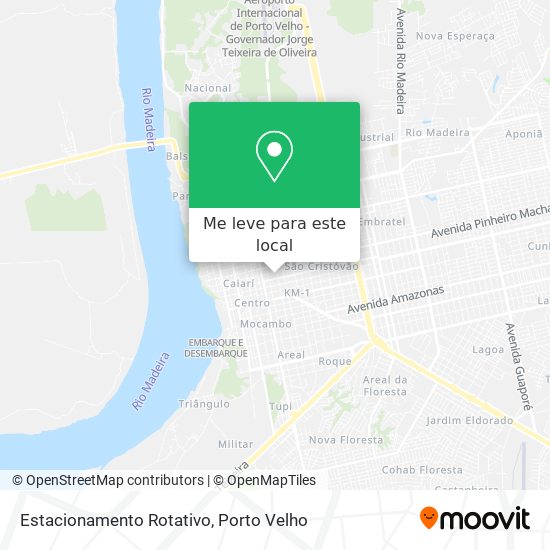 Estacionamento Rotativo mapa