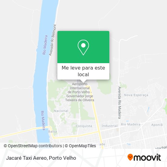 Jacaré Taxi Aereo mapa