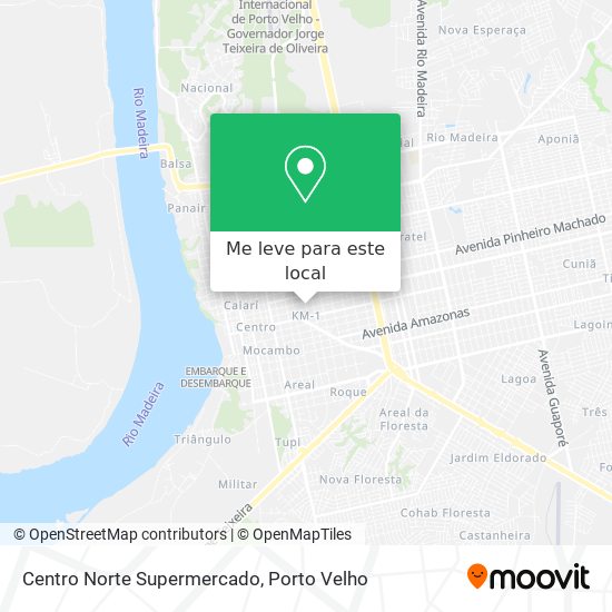 Centro Norte Supermercado mapa