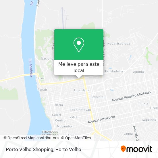 Porto Velho Shopping mapa