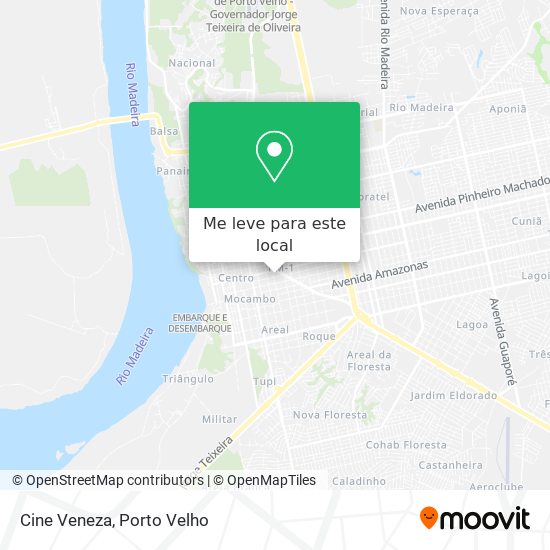 Cine Veneza mapa