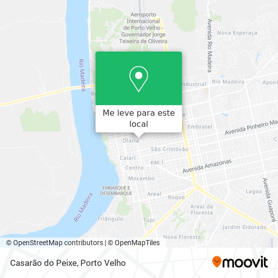 Casarão do Peixe mapa