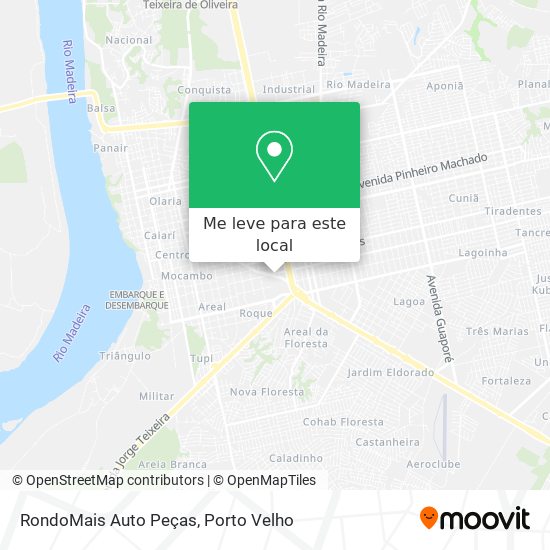 RondoMais Auto Peças mapa