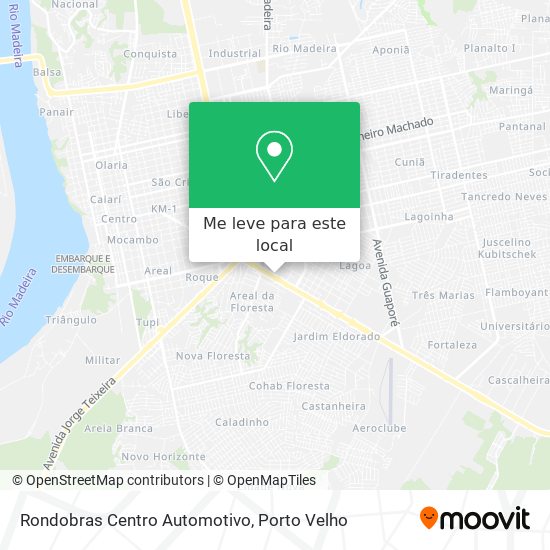 Rondobras Centro Automotivo mapa