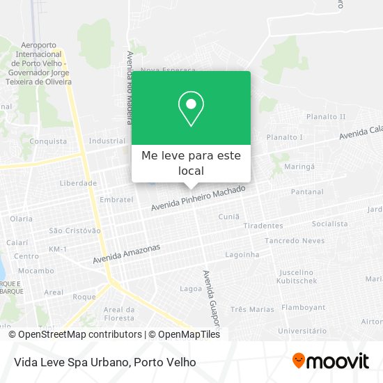 Vida Leve Spa Urbano mapa