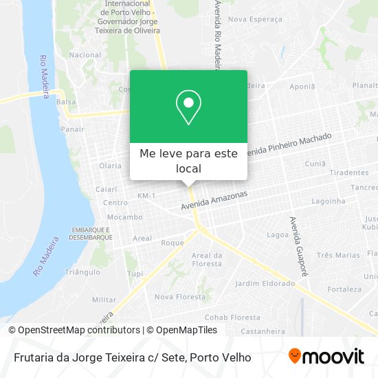 Frutaria da Jorge Teixeira c/ Sete mapa
