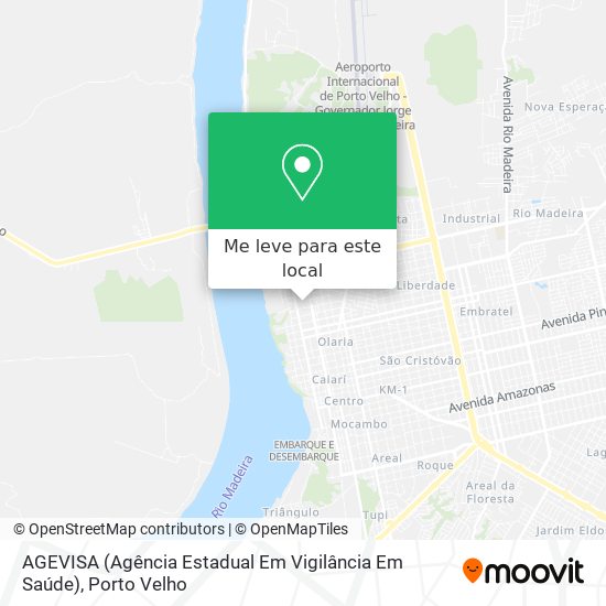 AGEVISA (Agência Estadual Em Vigilância Em Saúde) mapa