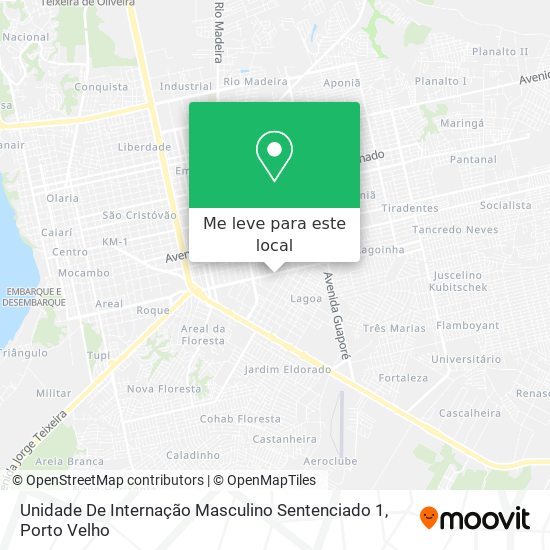 Unidade De Internação Masculino Sentenciado 1 mapa