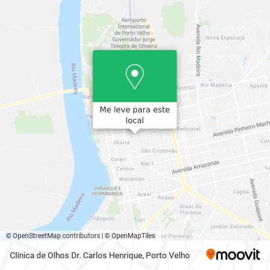 Clínica de Olhos Dr. Carlos Henrique mapa