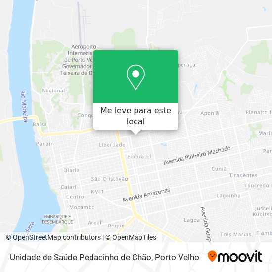 Unidade de Saúde Pedacinho de Chão mapa