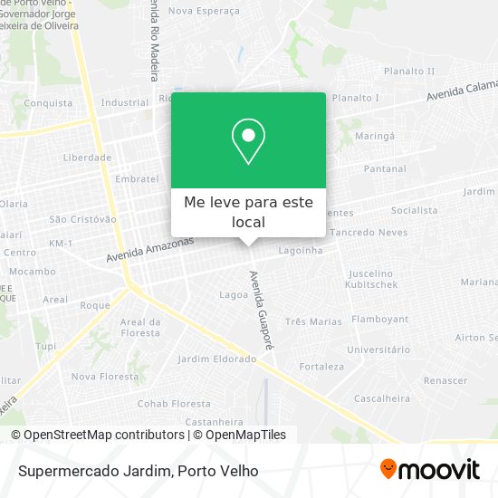 Supermercado Jardim mapa