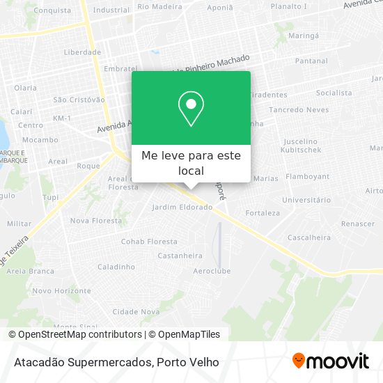 Atacadão Supermercados mapa