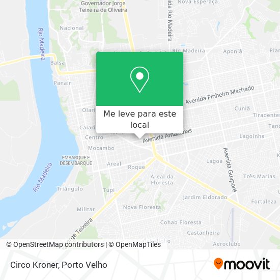 Circo Kroner mapa