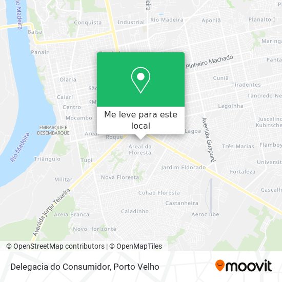 Delegacia do Consumidor mapa