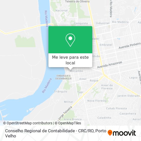 Conselho Regional de Contabilidade - CRC / RO mapa