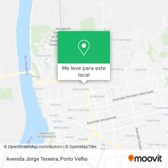 Avenida Jorge Teixeira mapa