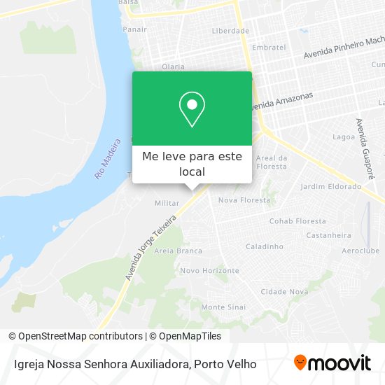 Igreja Nossa Senhora Auxiliadora mapa