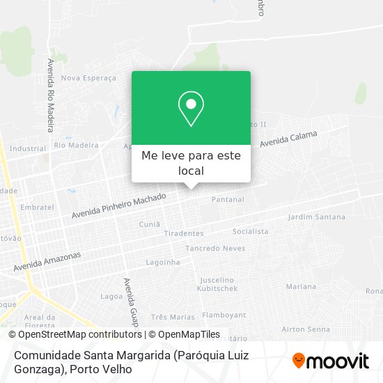 Comunidade Santa Margarida (Paróquia Luiz Gonzaga) mapa