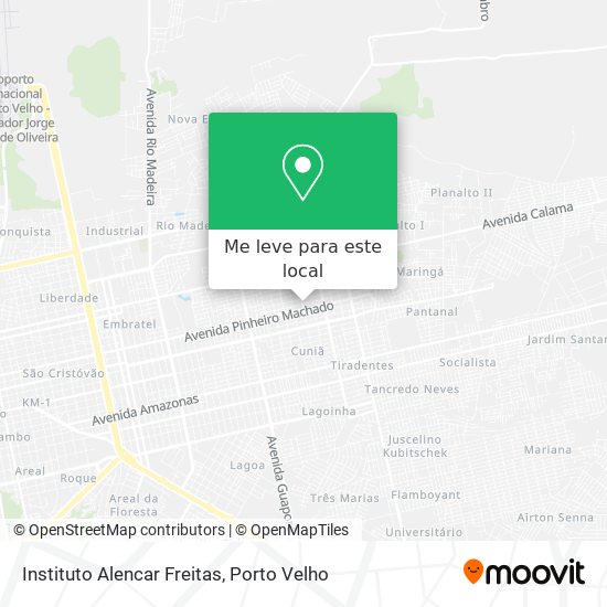 Instituto Alencar Freitas mapa