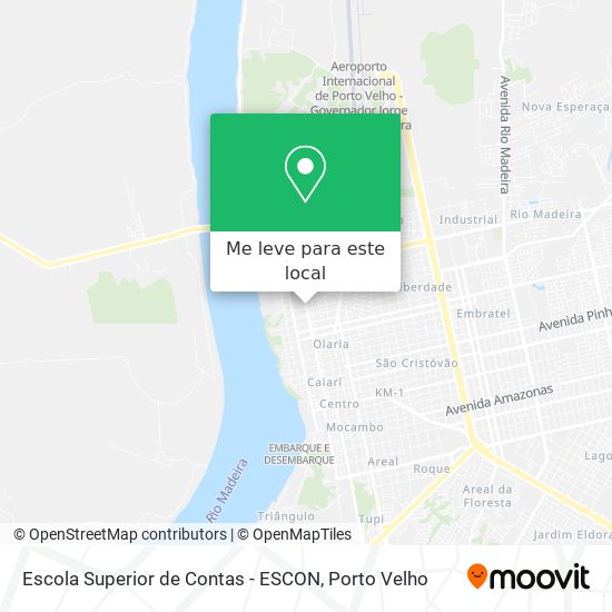 Escola Superior de Contas - ESCON mapa