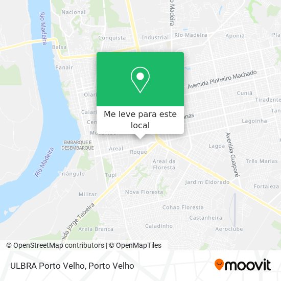 ULBRA Porto Velho mapa