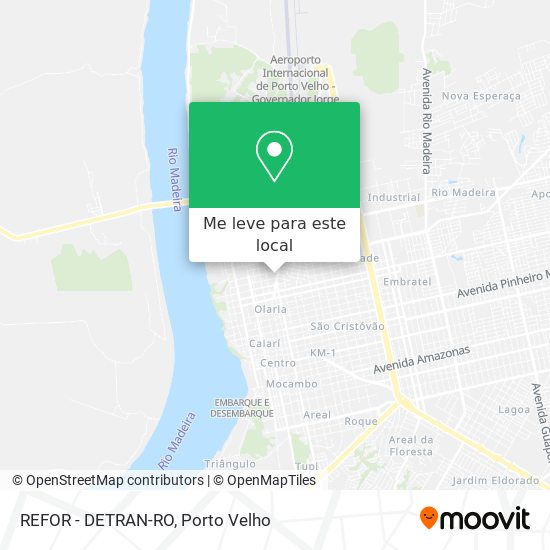 REFOR - DETRAN-RO mapa