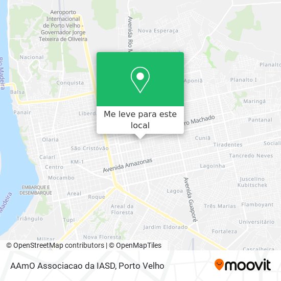 AAmO Associacao da IASD mapa