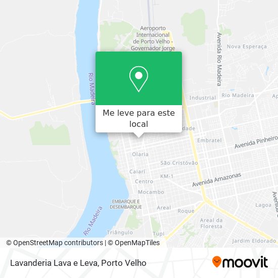 Lavanderia Lava e Leva mapa
