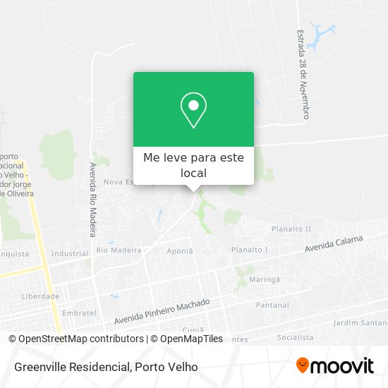 Greenville Residencial mapa