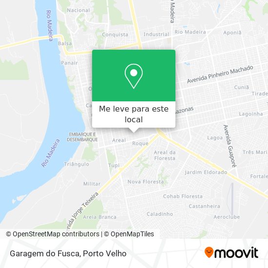 Garagem do Fusca mapa