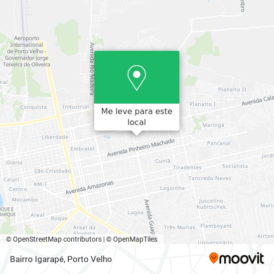 Bairro Igarapé mapa