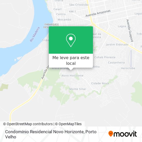 Condomínio Residencial Novo Horizonte mapa