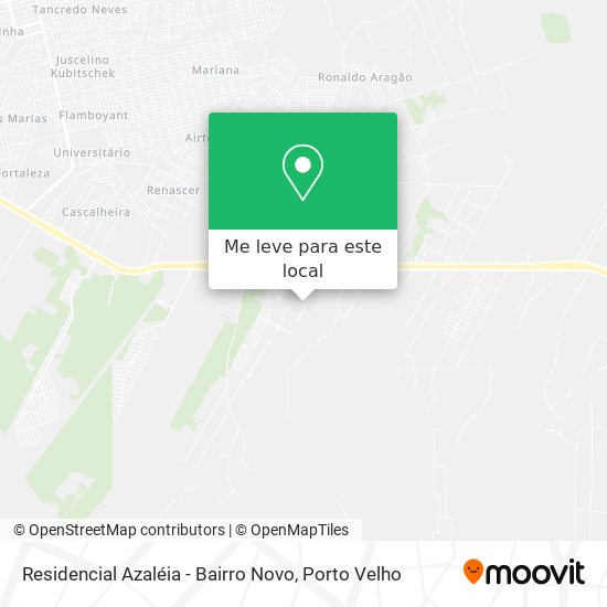 Residencial Azaléia - Bairro Novo mapa