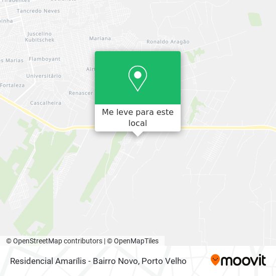 Residencial Amarílis - Bairro Novo mapa