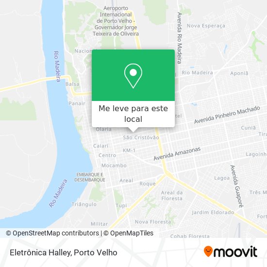Eletrônica Halley mapa