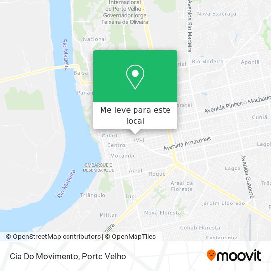 Cia Do Movimento mapa