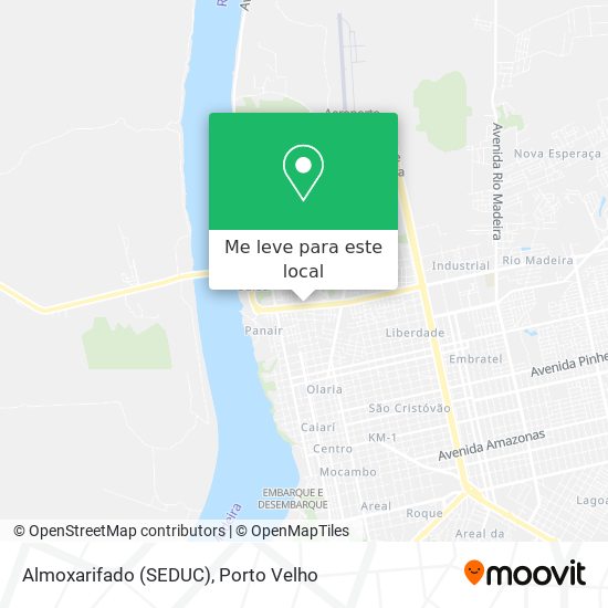 Almoxarifado (SEDUC) mapa
