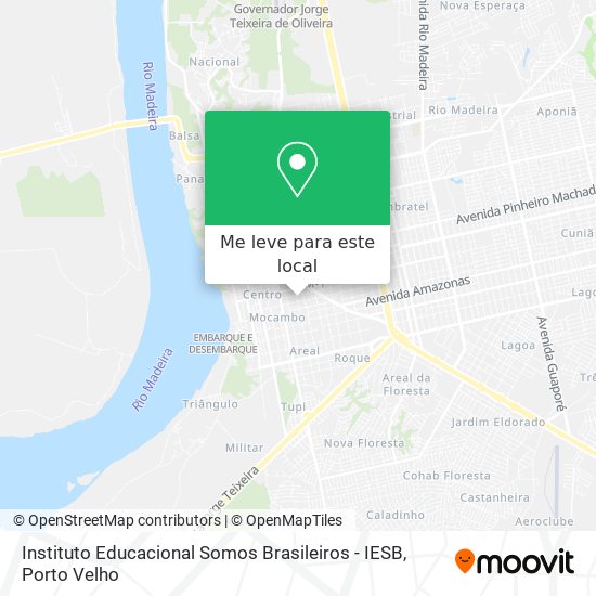 Instituto Educacional Somos Brasileiros -	IESB mapa