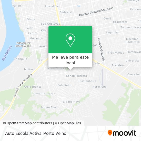 Auto Escola Activa mapa