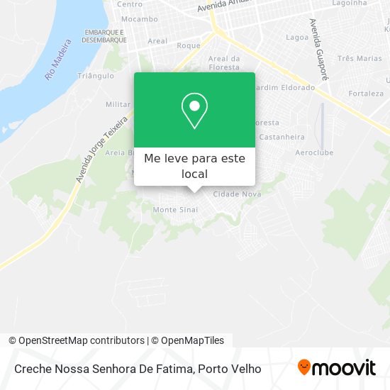 Creche Nossa Senhora De Fatima mapa