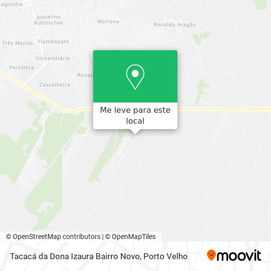 Tacacá da Dona Izaura Bairro Novo mapa