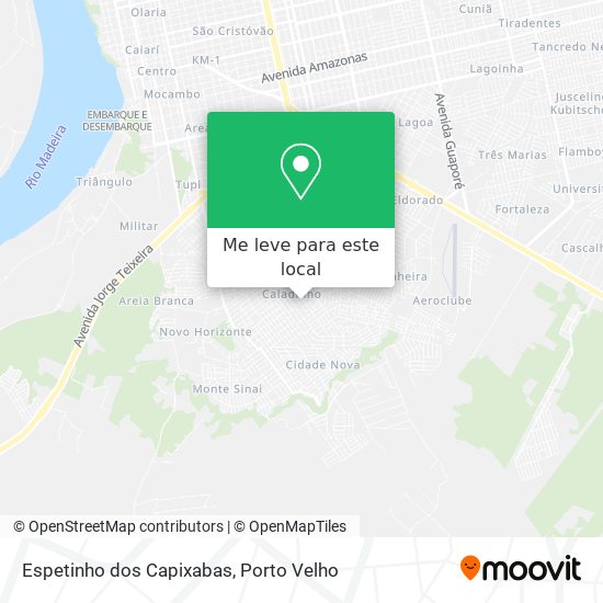 Espetinho dos Capixabas mapa