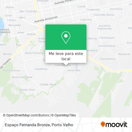 Espaço Fernanda Bronze mapa