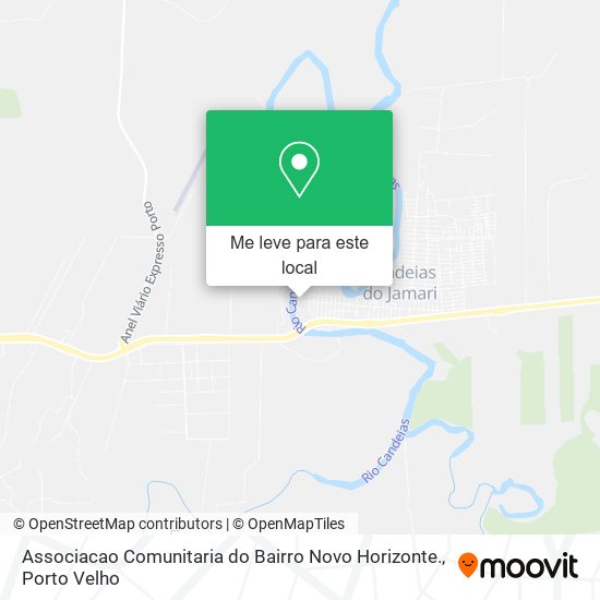 Associacao Comunitaria do Bairro Novo Horizonte. mapa