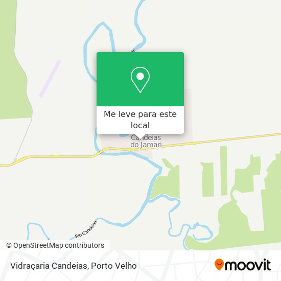 Vidraçaria Candeias mapa